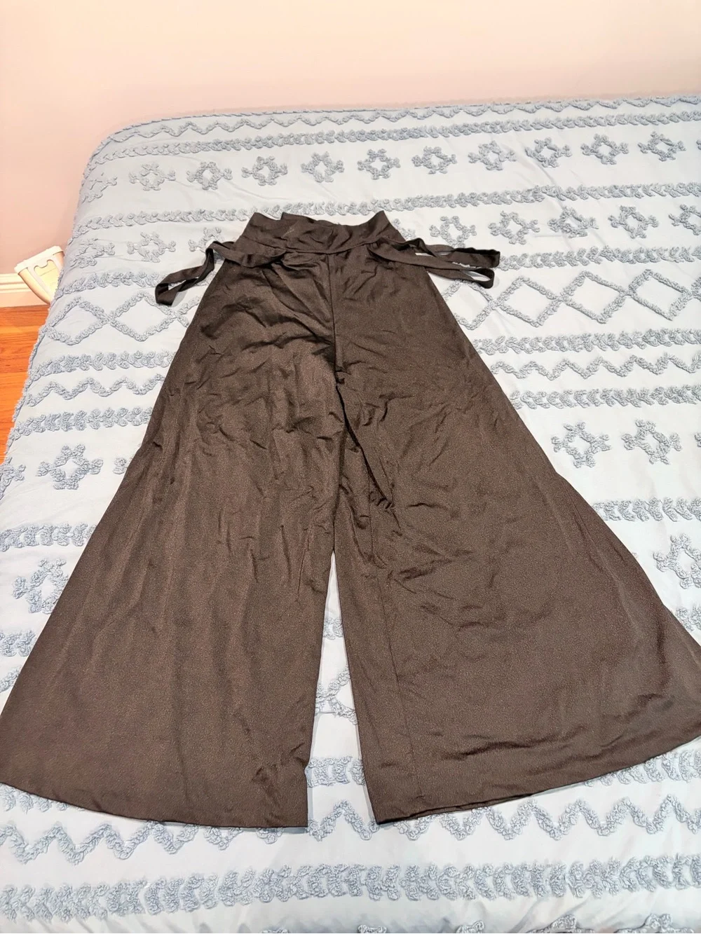 Kellé Black Wide Leg Dance Palazzo Pants Adult Medium
